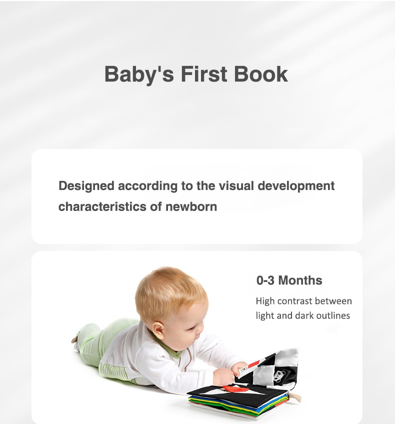 Baby Soft Book Educational Cloth Book